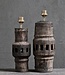 Luksa Home Collection Lampenvoet | Oud Indiaas Tandwiel | H37 x D15 cm