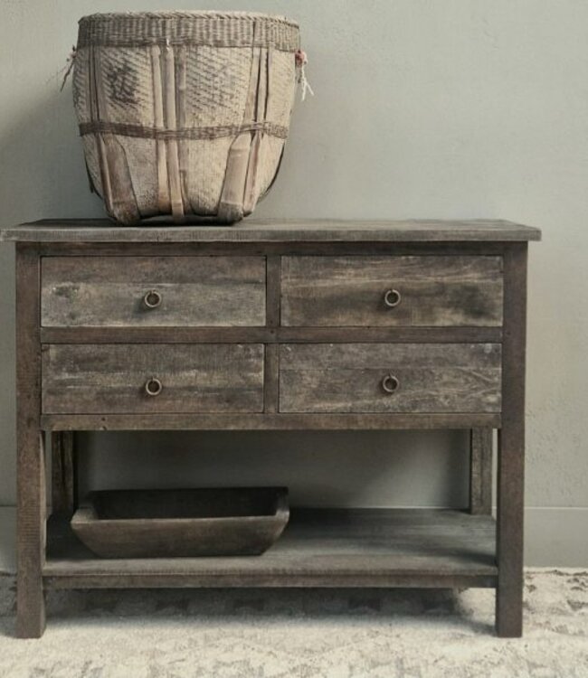 Luksa Home Collection Wandtafel Elmo | 4 Lades | H84 x B110 x D44 cm