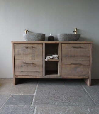 Rene Houtman Badkamermeubel Abe | Nieuw Verouderd Eiken