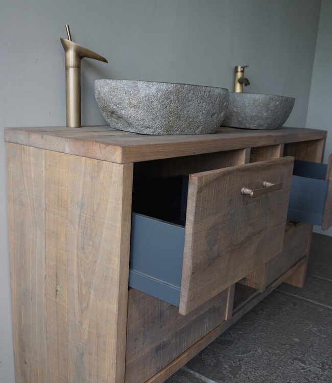 Rene Houtman Badkamermeubel Abe | Grenen Vuren Wagonplank