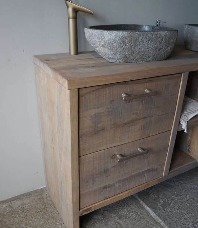 Rene Houtman Badkamermeubel Abe | Nieuw Verouderd Eiken