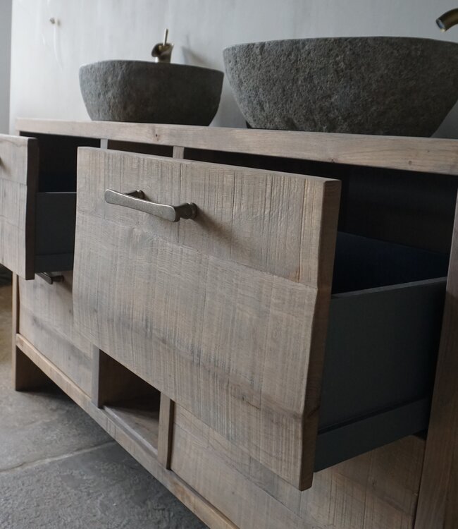 Rene Houtman Badkamermeubel Abe | Grenen Vuren Wagonplank