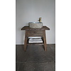 Toiletmeubel Noud Small | Oud Eikenhouten Wagonplanken