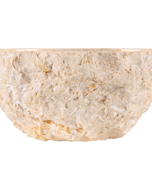 Rene Houtman Waskom Beige Marmer Gekapt B40xH15 Cm