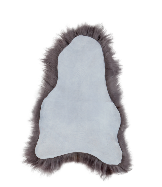 Rene Houtman Schapenvacht IJslands | Donkergrijs | 100 x 65cm