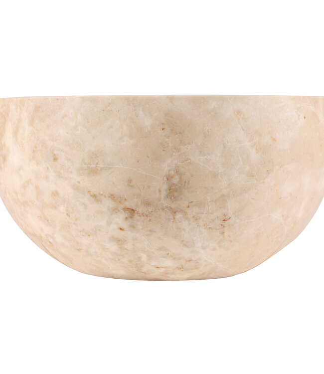 Rene Houtman Ronde Waskom Marmer | Beige | Ø38xH15 cm
