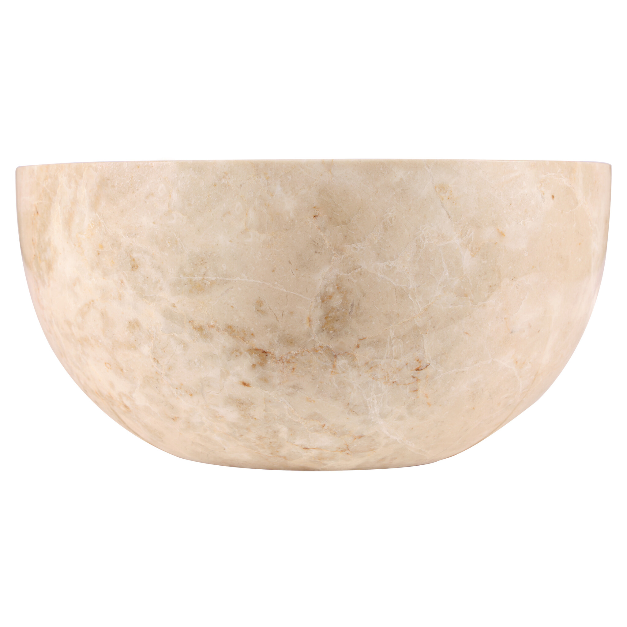 Rene Houtman Ronde Waskom Marmer | Beige | Ø38xH15 cm