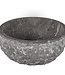 Rene Houtman Waskom Marmer Gekapt | Grijs | Ø38 xH15 cm