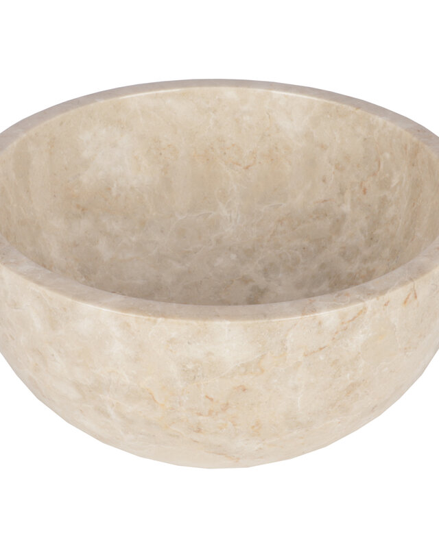 Rene Houtman Waskom Marmer Beige | Ø21 x H12 cm