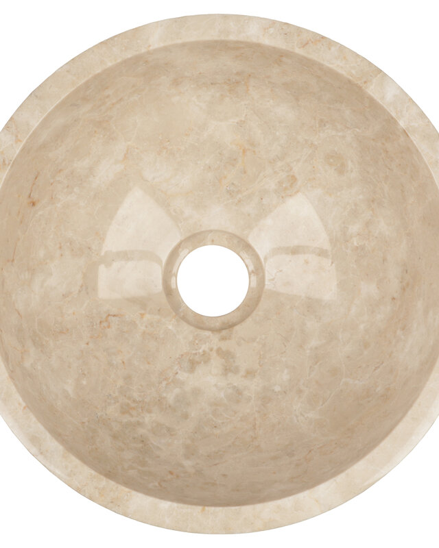 Rene Houtman Waskom Marmer Beige | Ø21 x H12 cm