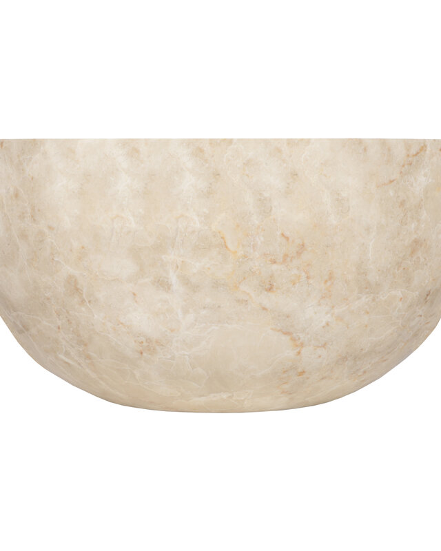 Rene Houtman Waskom Marmer Beige | Ø21 x H12 cm