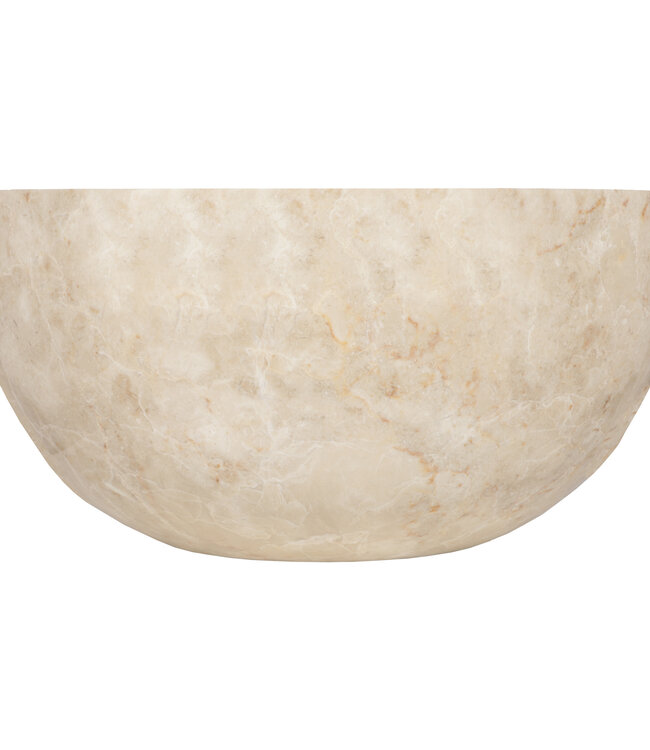 Rene Houtman Waskom Marmer Beige | Ø21 x H12 cm