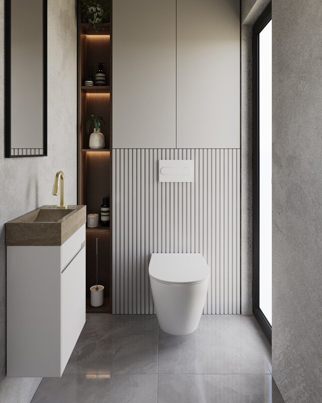Differnz Fontein Hura Marmer Crème | B40 x D22 x H9 cm