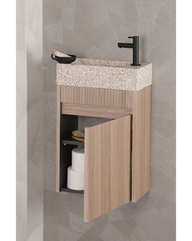 Differnz Fontein Hura Beige | B40 x D22 x H9 cm
