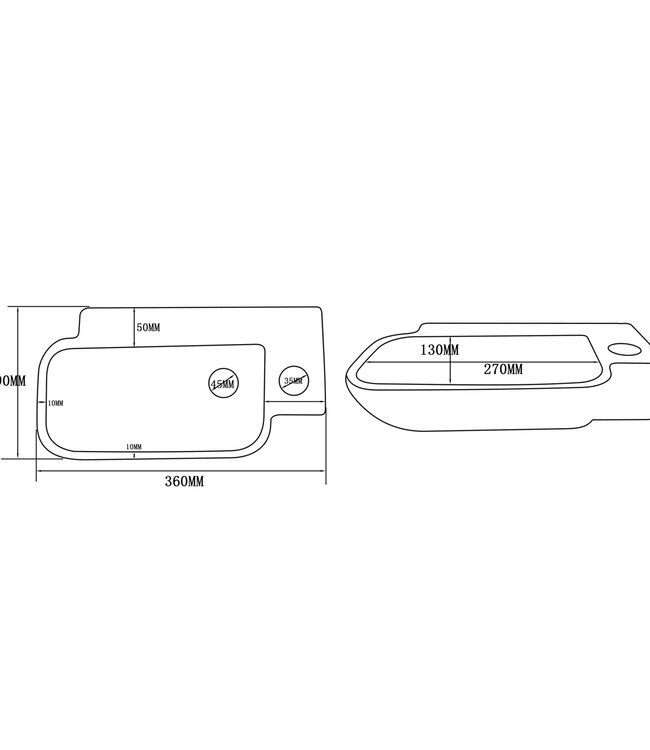 Differnz Fontein Reba Wit | B36 x D19 x H8 cm