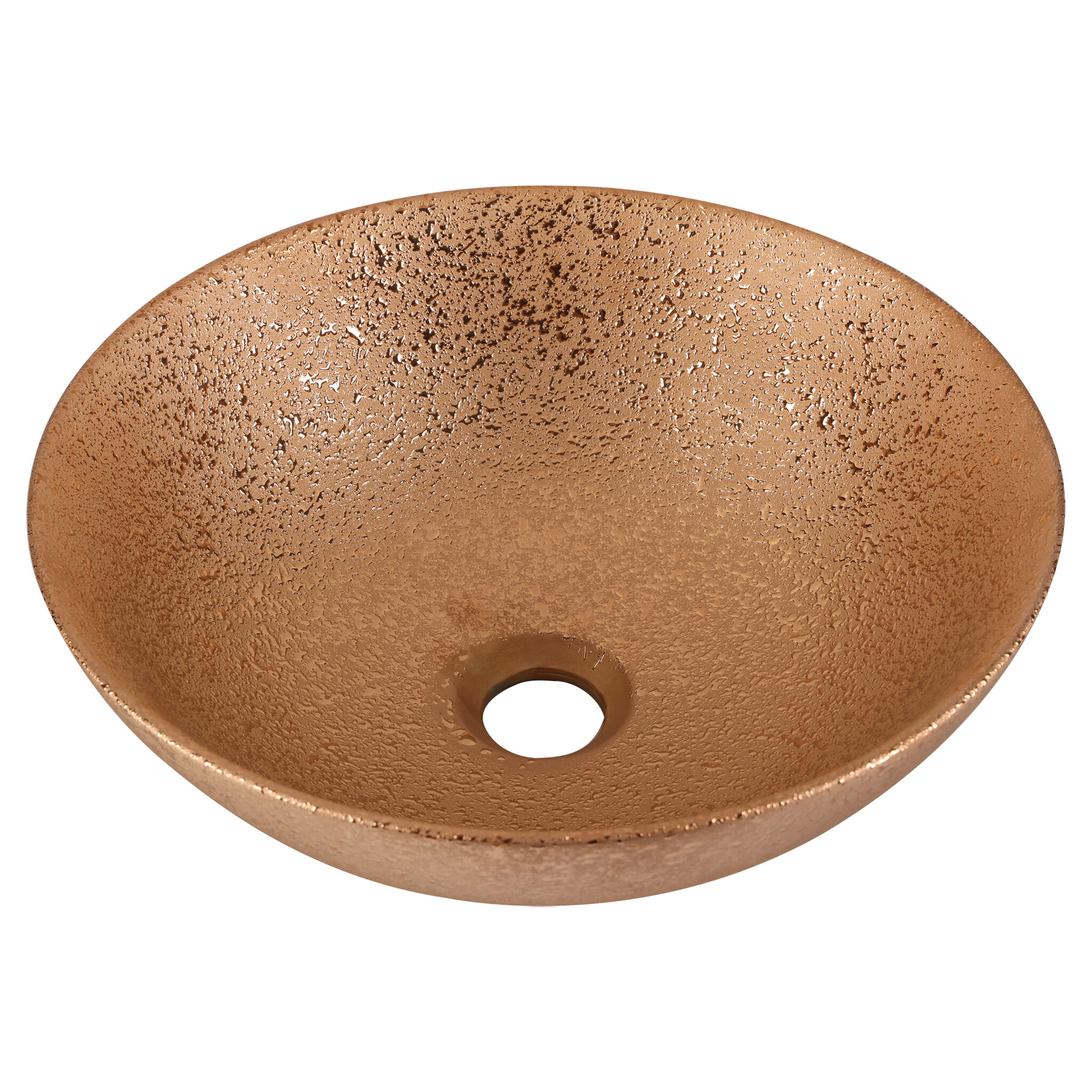 Differnz Waskom Bright Koper Keramiek | Ø36 x H14 cm