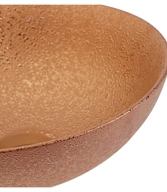 Differnz Waskom Bright Koper Keramiek | Ø36 x H14 cm