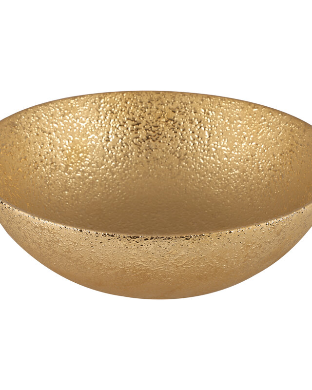 Differnz Waskom Bright Goud Keramiek | Ø36 x H14 cm