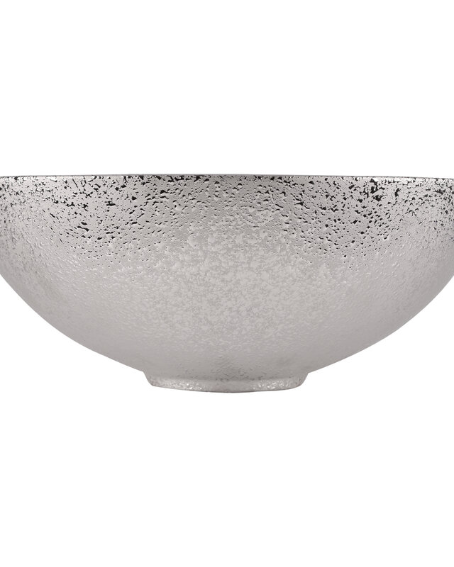 Differnz Waskom Bright Zilver Keramiek | Ø36 x H14 cm