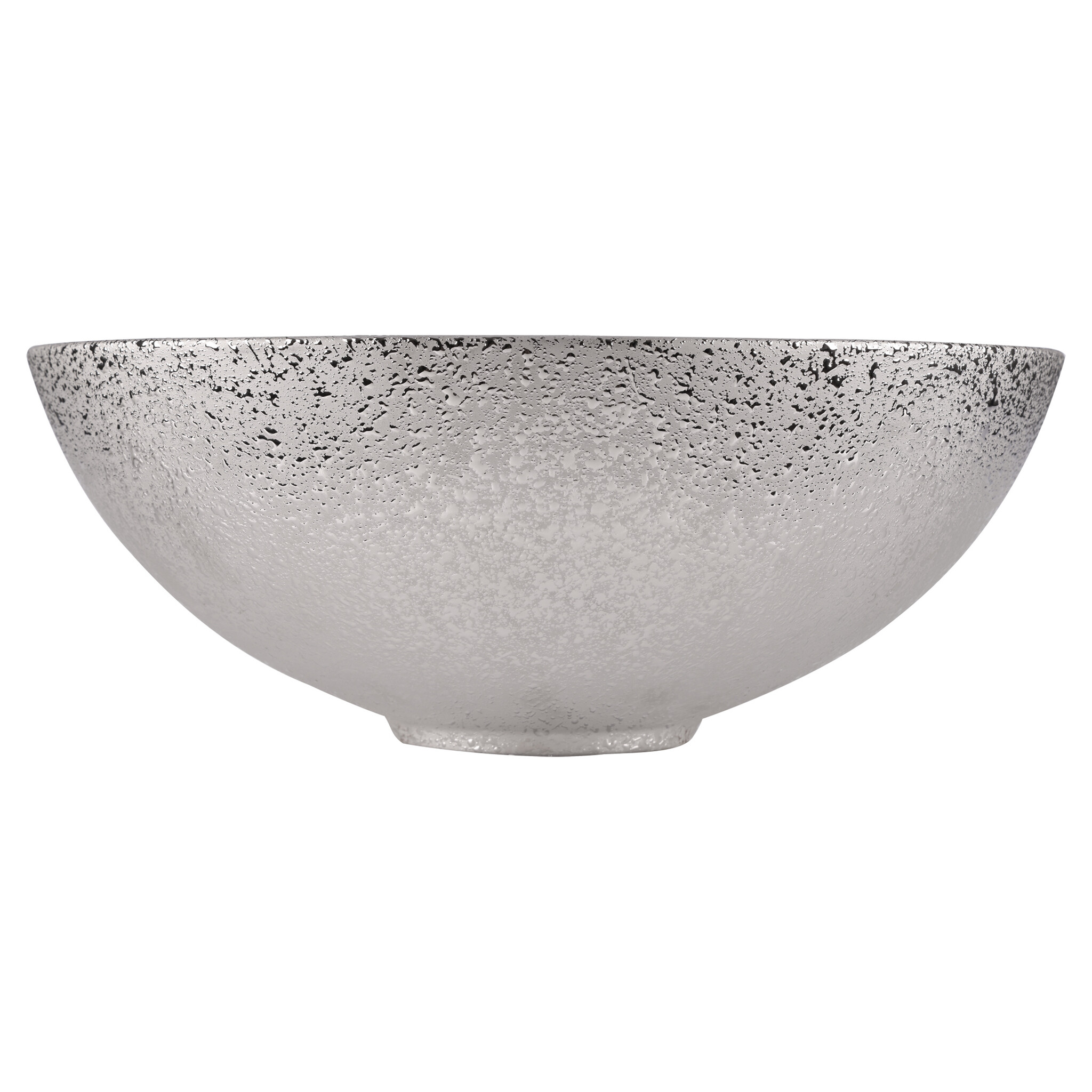 Differnz Waskom Bright Zilver Keramiek | Ø36 x H14 cm