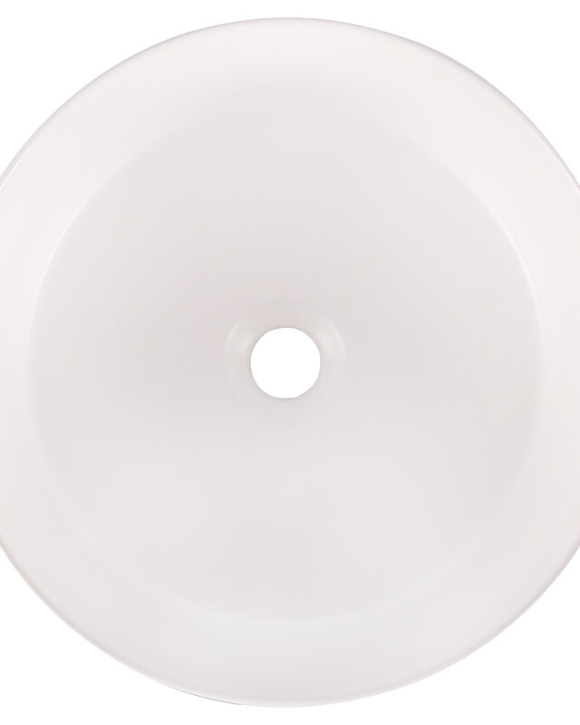 Differnz Waskom Mira Keramiek | Zwart/Wit | Ø36xH12 cm