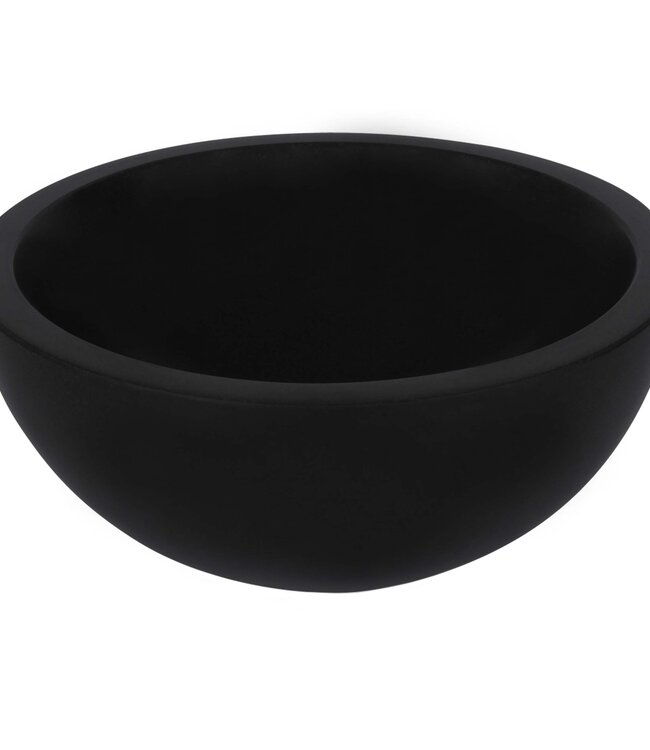 Differnz Waskom River Keramiek | Mat Zwart | Ø25xH11,5 cm