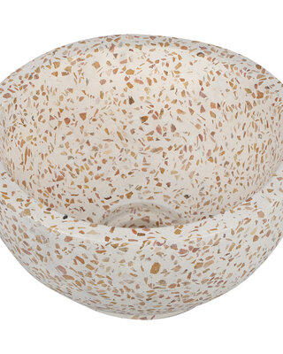 Differnz Waskom Boomer Terrazzo | Beige | Ø21 x H12 cm