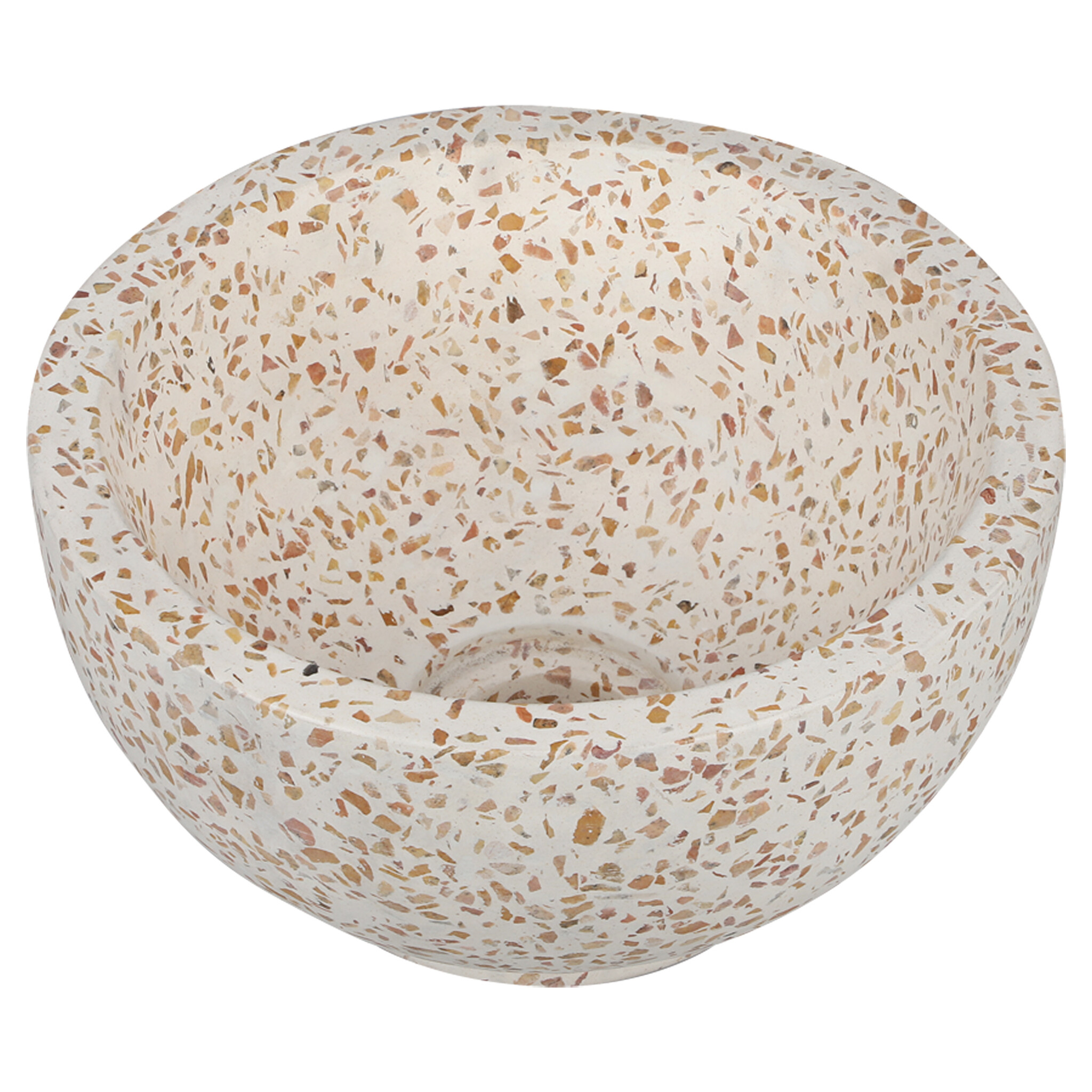 Differnz Waskom River Terrazzo | Beige | Ø25 x H12 cm