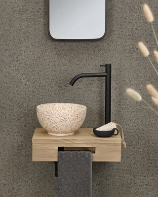 Differnz Waskom River Terrazzo | Beige | Ø25 x H12 cm