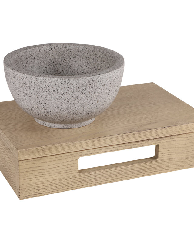Differnz Waskom River Terrazzo | Grijs/Fijn | Ø23xH12 cm