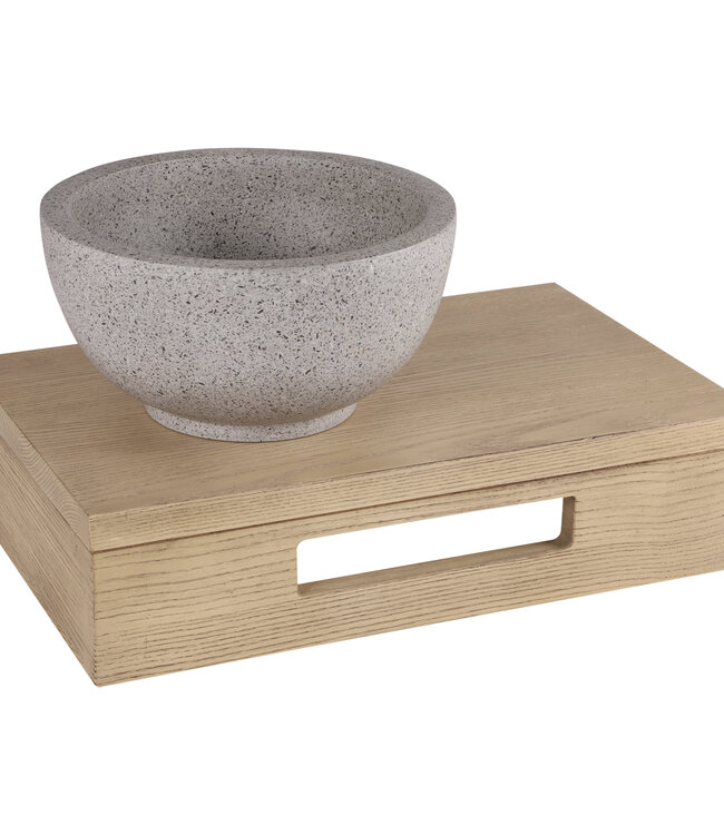 Differnz Waskom River Terrazzo | Grijs/Fijn | Ø23xH12 cm