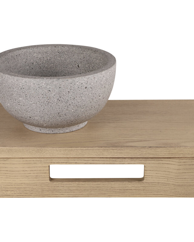 Differnz Waskom River Terrazzo | Grijs/Fijn | Ø23xH12 cm