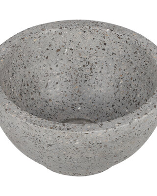 Differnz Waskom River Terrazzo | Grijs/Grof | Ø23xH12 cm
