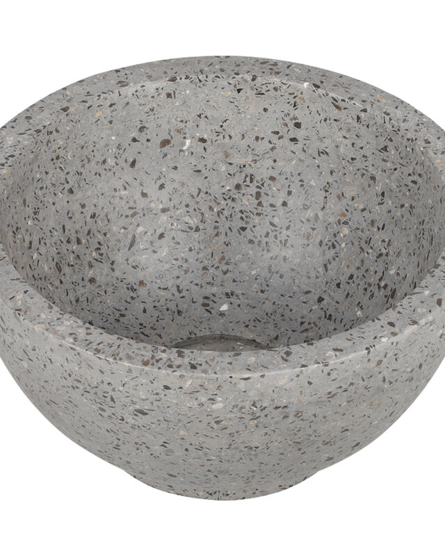 Differnz Waskom River Terrazzo | Grijs/Grof | Ø23xH12 cm