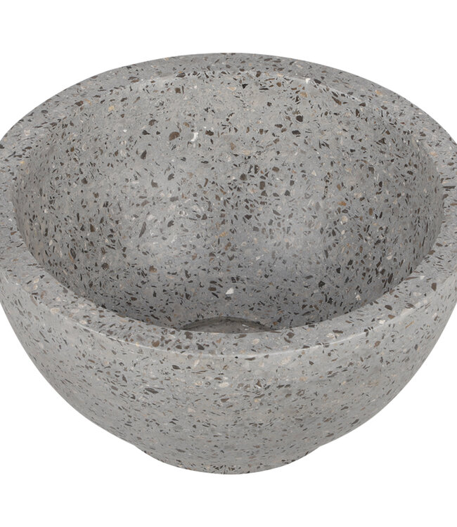 Differnz Waskom River Terrazzo | Grijs/Grof | Ø23xH12 cm