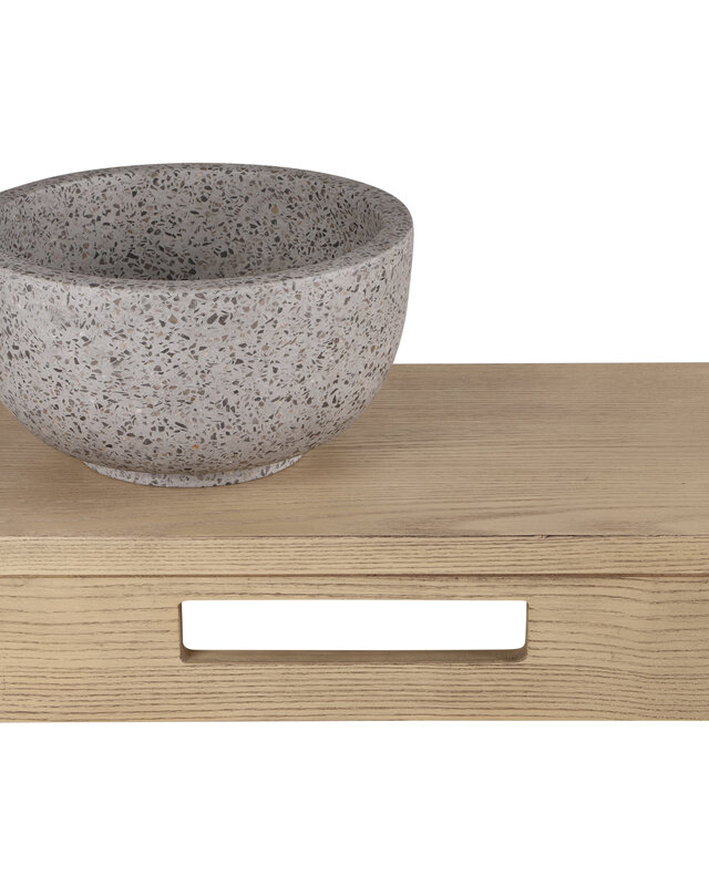 Differnz Waskom River Terrazzo | Grijs/Grof | Ø23xH12 cm