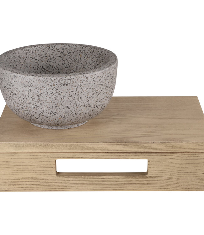 Differnz Waskom River Terrazzo | Grijs/Grof | Ø23xH12 cm