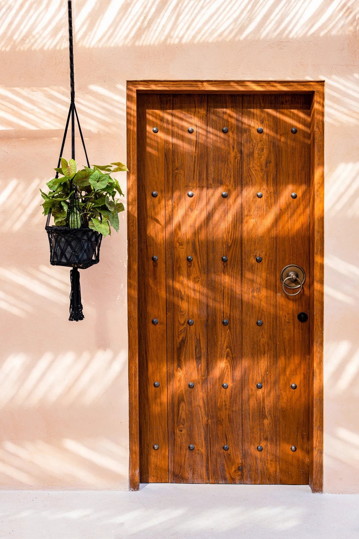 Bazar Bizar De Macramé Plantenhanger - Zwart - M_40