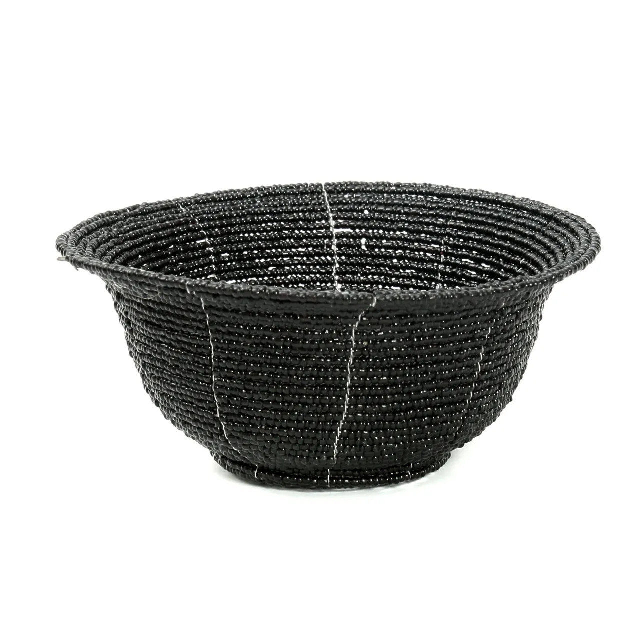 Bazar Bizar De Beaded Kom Laag - Zwart - S