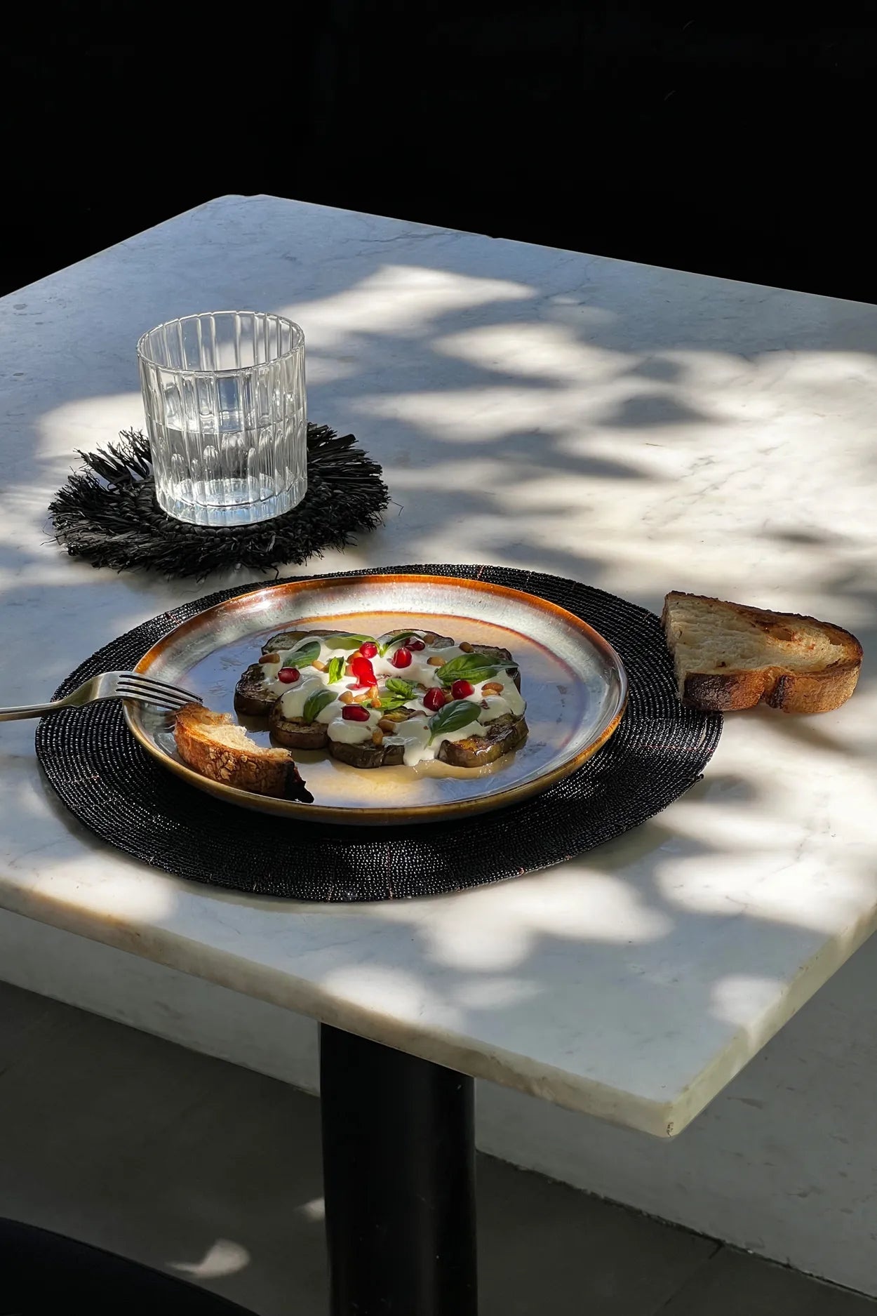 Bazar Bizar De Beaded Placemat - Zwart
