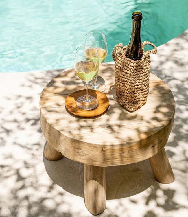 Bazar Bizar De Teakwortel Ronde Plaat - XS