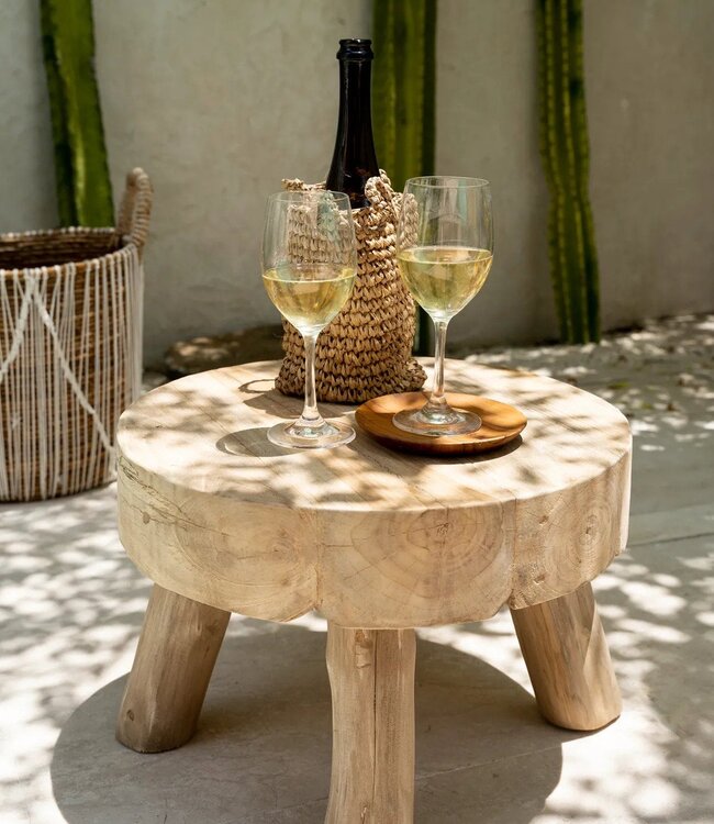 Bazar Bizar De Teakwortel Ronde Plaat - XS