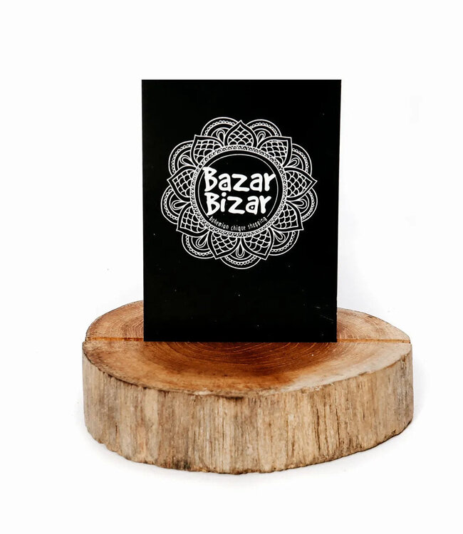 Bazar Bizar De Teak Root Kaarthouder