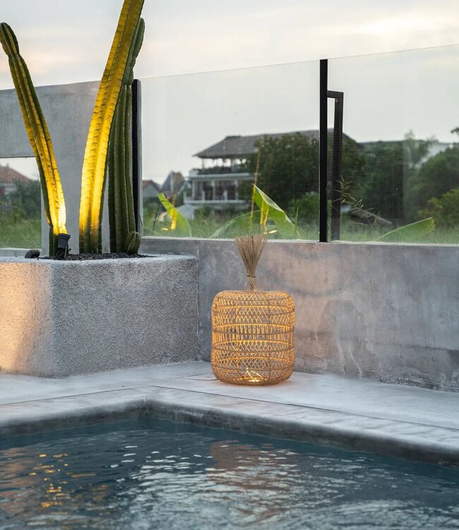 Bazar Bizar De Dumpling Vloerlamp - Hanglamp - Natuurlijk - L