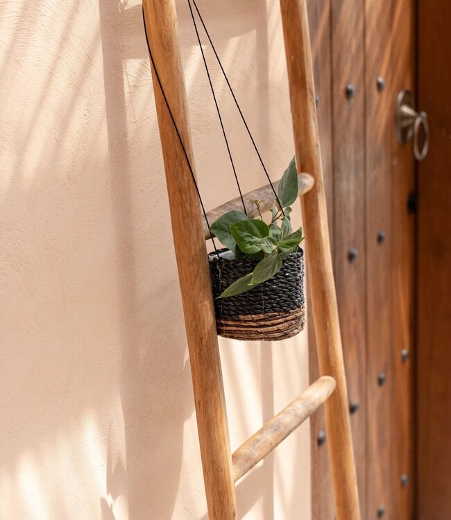 Bazar Bizar De Bananen Plantenhanger - Natuurlijk Zwart - S