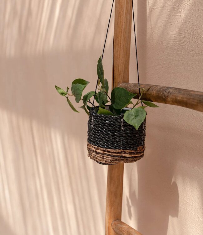 Bazar Bizar De Bananen Plantenhanger - Natuurlijk Zwart - S