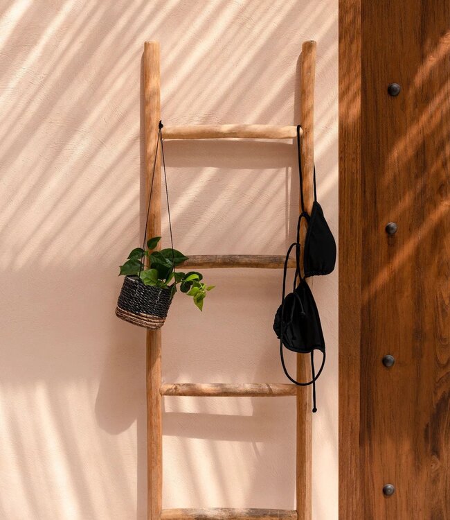 Bazar Bizar De Bananen Plantenhanger - Natuurlijk Zwart - S