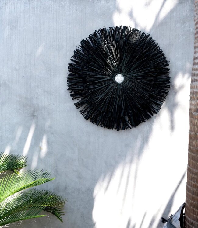 Bazar Bizar De Raffia Juju - Zwart