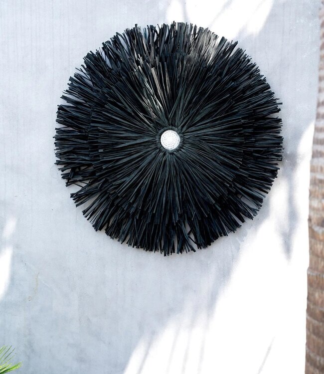 Bazar Bizar De Raffia Juju - Zwart