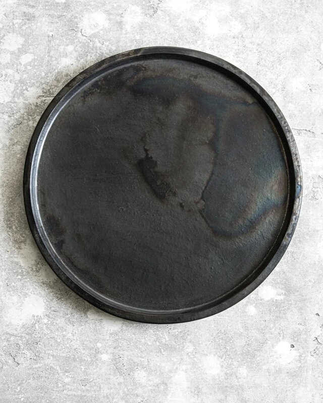 Bazar Bizar Het Terracotta Burned Bord - Zwart - L